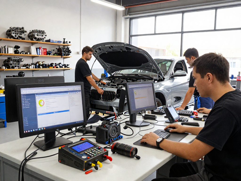 Professionelle Chiptuning Hannover Dienstleistungen im Kfz-Service für BMW, Werkstatt mit qualifizierten Technikern und moderner Ausrüstung